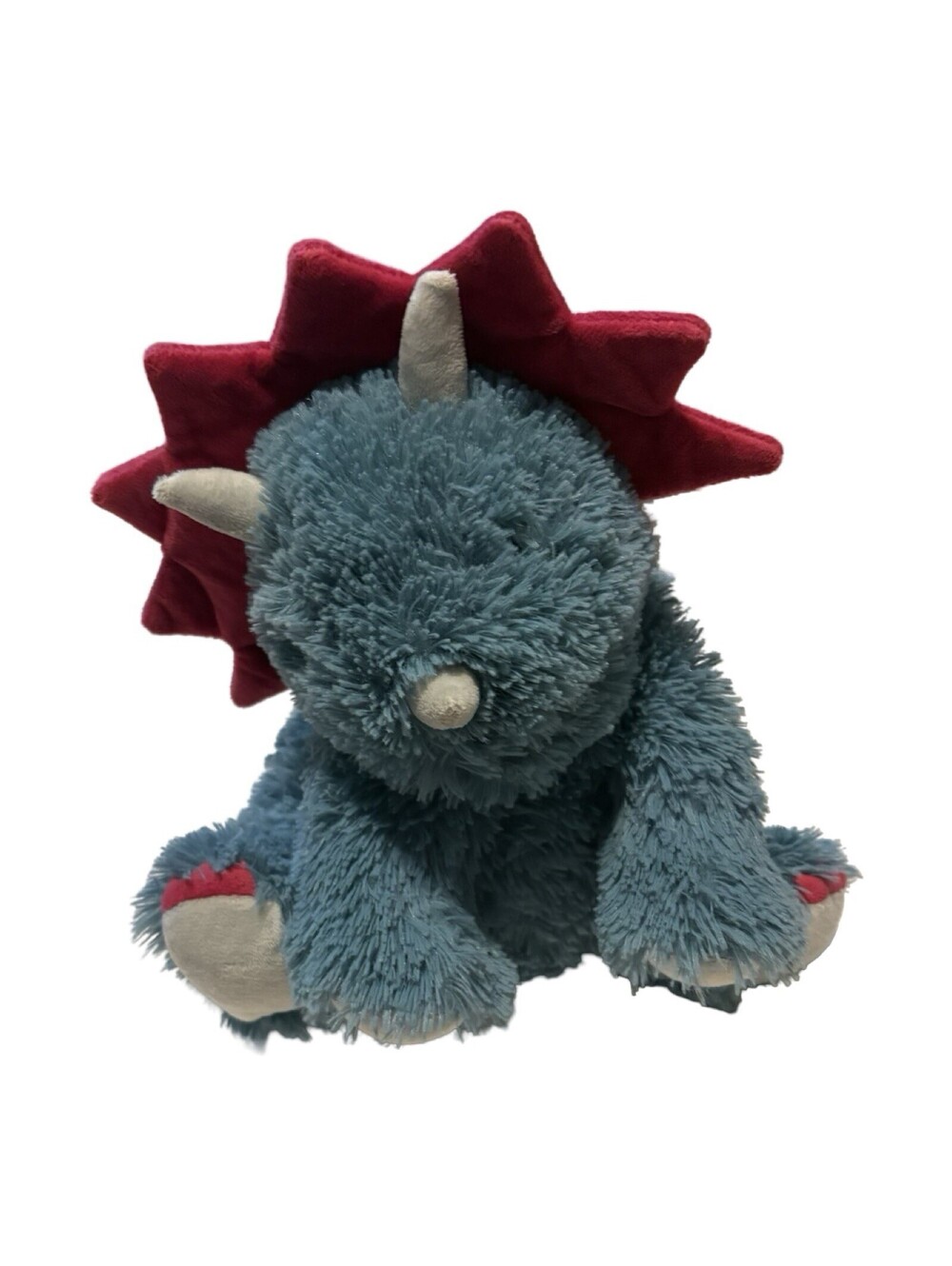 Warmies Triceratops Dinosaur Plush Microwavable Weight Lavender Scent Blue, Pink